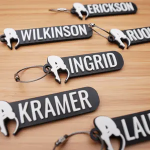 Personalized Dive Team Keychain (Female)