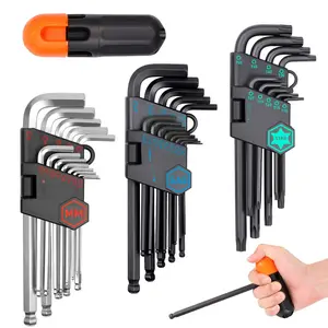 36-Pieces Ultimate Allen Wrench Set, Premium Hex & Torx Key Set, SAE & Metric Hex, Ball End Torx Wrenches with Extra hex  set