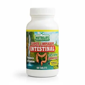 Super Limpiador Intestinal - Apoyo Digestivo Natural y Desintoxicación de Colon - 100 Tablets - NutriLife.