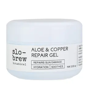 Aloe Vera & Copper Peptide Sun Burn Recovery Gel W/ Advanced 9x Peptides, Vitamin C + Hyaluronic Acid | Sun Damaged Skin Repair Moisturizing Cream