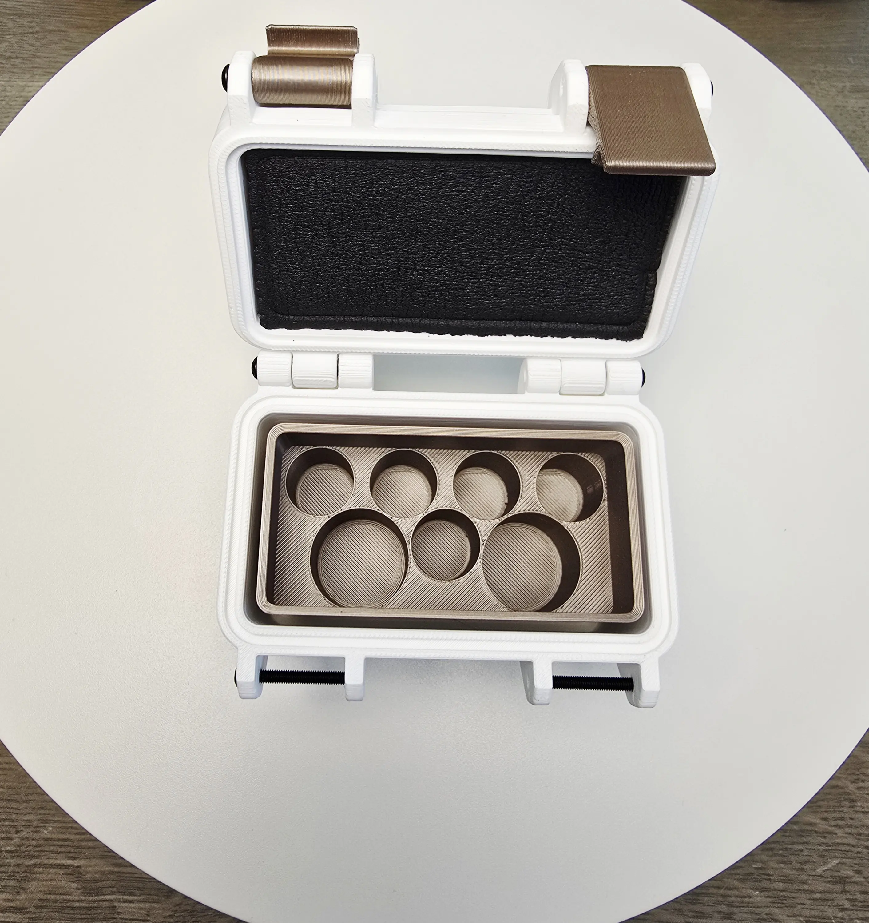 Peptide MIDI Storage Case - High Quality Insulin Case with Secure Slots for Peptide Bottles - Ideal for Travel and Storage Boxes Vial Organization Matte Organizer Box portable