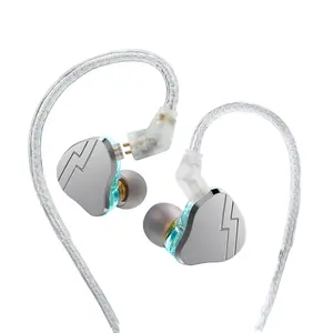 H9 Triple Driver in Ear Monitors Headphones with Silver-Plated Detachable Cable Hybrid Wired Earbuds Ideal Earphones for Musicians Sound Engineers and DJs