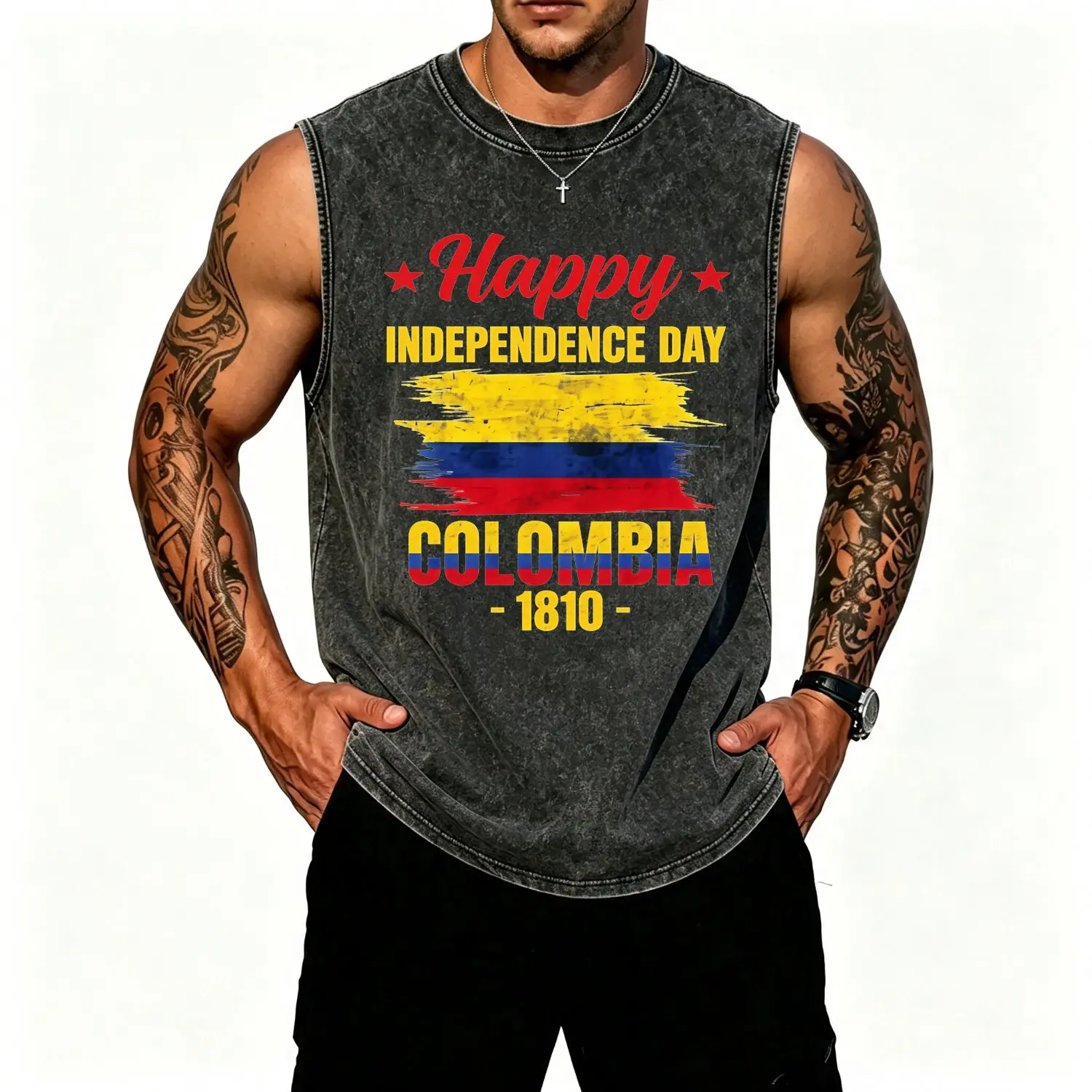 Washed Vests_Black