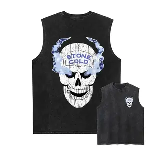 STONE COLD STEVE AUSTIN Vintage Washed Tank top, Wrestling Tee, WWE Washed Tank top, Wrestling Gift, Sports Washed Tank top, Workout Washed Tank top, Gift for Him Gift For Her