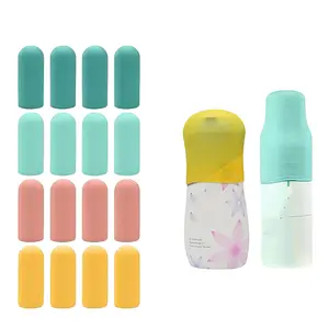 1 Set of 16 Silicone Bottle Caps, Essential Travel Accessories for Women & Men, Beach Vacation Must-Haves, Cruise Essentials, Compact Design, Leak-Proof