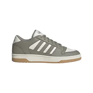 adidas Mens Break Start Lace Up Sneakers Shoes Casual - Grey, White