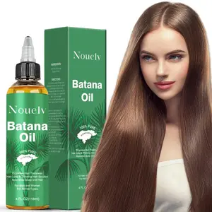 Batana Hair Oil Organic Raw from Honduras for Hair Care, Smoothing Frizz & Split Ends, Promotes Thicker Stronger Hair, Nourishes Scalp & Repairs Damaged Hair