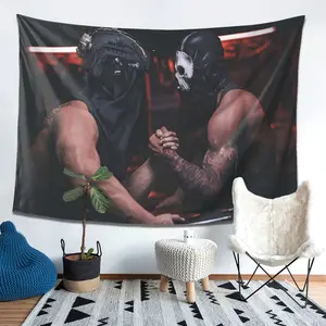 A Cool Durable Decorative Tapestry Home Textile Featuring Konig And Ghost from COD, Perfect for Holidays And Birthdays, Ideal for Decorating Living Rooms, Bedrooms, Offices, And for Wall Hangings Or Party Decorations