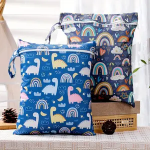 Two piece fashionable and convenient wet and dry bag, swimsuit, travel, beach, swimming pool, dirty clothes, yoga, gym, makeup bag, reusable outdoor activity backpack