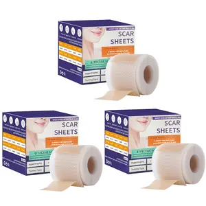 3/2/1Pcs Silicone Scar Sheets for Surgical Scars - 1.6"X 59" Roll-1.5M - Reusable Waterproof Medical Grade Silicone Scar Tape & Face Tape for Wrinkles, Keloid Scars and Hypertrophic Scar