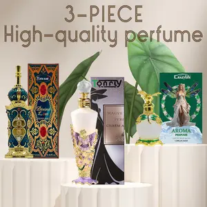 Purple Angel + Divine Love + Green Dragonfly  3PCS Perfume Oils – Alcohol-Free Trio（12ML+25ML+15ML)