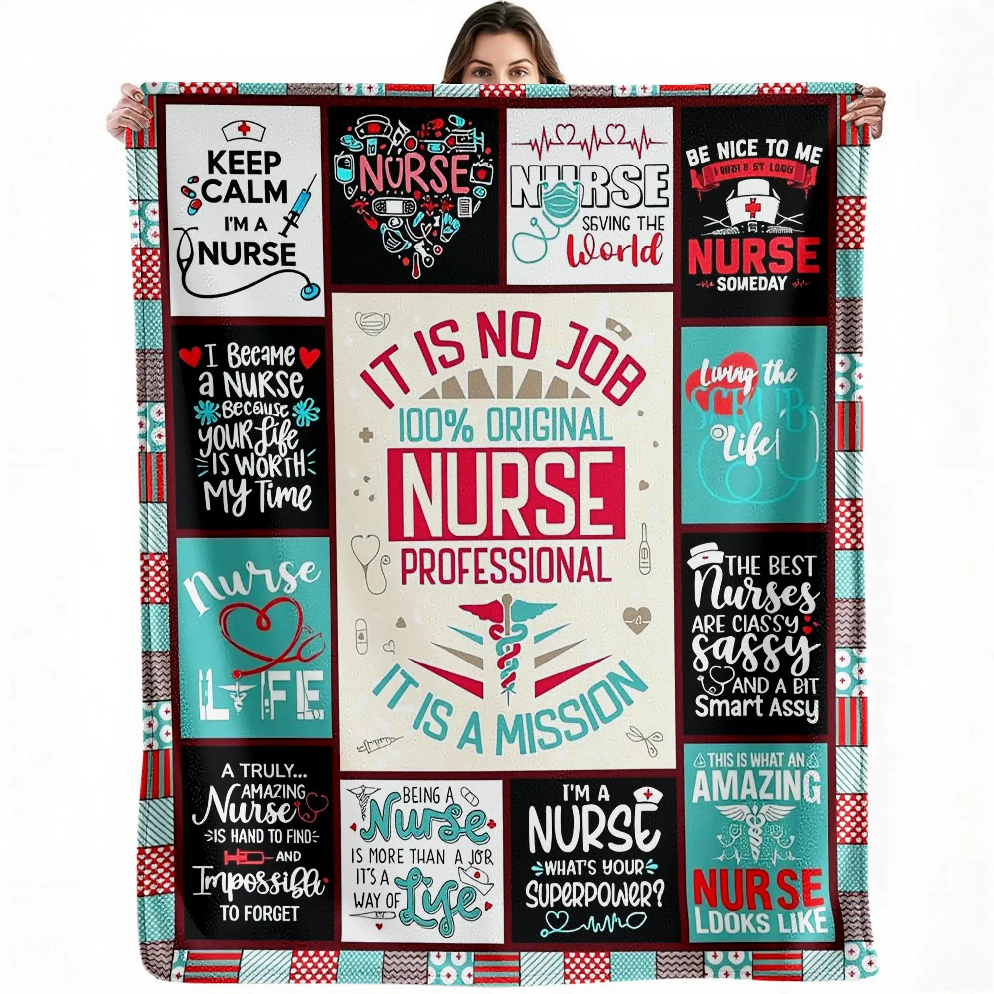 Nurse Blanket Nurse Life Gift Healthcare Worker Appreciation Throw