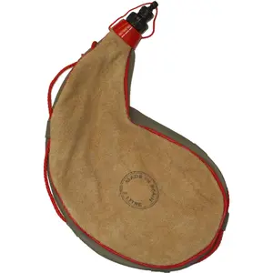 Spanish Leather Wine Bota – 2L Waterskin Canteen Flask, Traditional Drink Pouch for Wine or Water