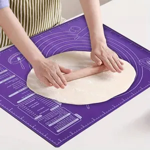 Pad Baking Mat Sheet Kneading Dough Mat For Kitchen Rolling Dough Pizza Large Dough Non-Stick Maker Holder Bakeware Baking Tools Baking Supplies