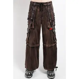 Tripp NYC Jungleland Pants [Black Bleach Steam Wash]