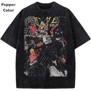 Gundam Heavyarms 90s Retro Graphic Mecha Tee, Gift For Men - Vintage Graphic Tee - Unisex S-3XL - Menswear & Womenswear - Streetwear Tops - Casual Cotton Crewneck Shortsleeve Tshirt