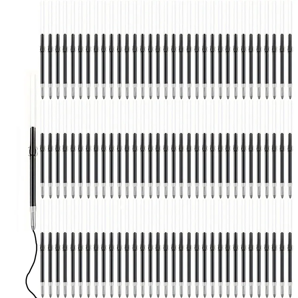 100pcs Beadable Pens Refills Bead Pen Refills for Plastic Bead Ballpoint Pen Beadable Pens Bulk Refills Beaded Pens Ballpoint Pen Writing Ink