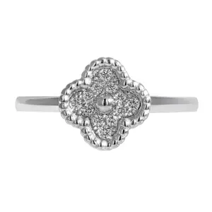 Pre-owned Van Cleef & Arpels Sweet Alhambra RIng Size 51