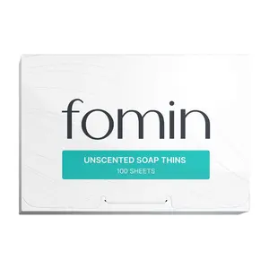 Antibacterial Soap Sheets for Hand Washing - Unscented - Plastic-Free, Travel Size, Moisturizing Camping Mini Soap