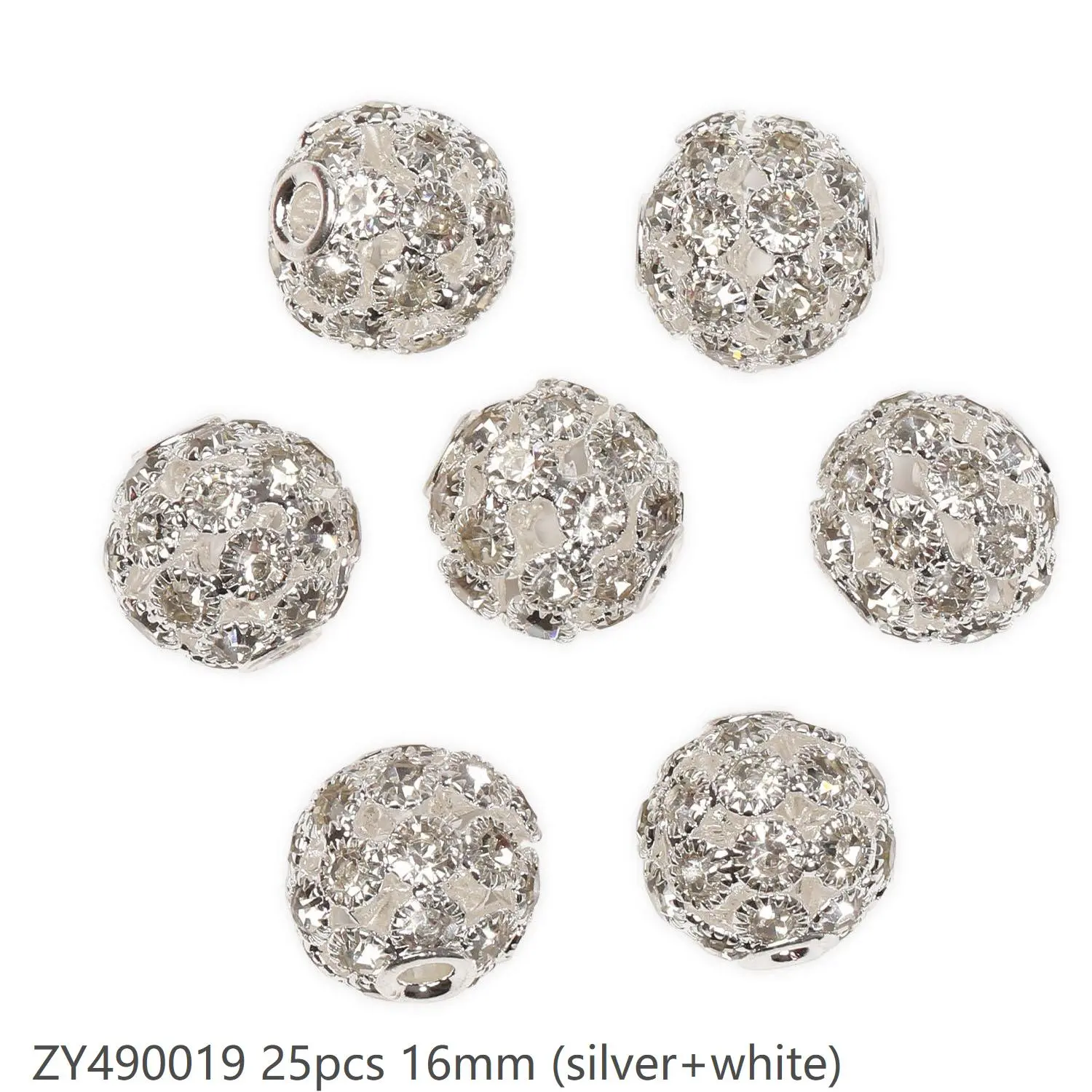 #143 (16mm 25pcs) Sliver ZY490019