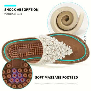 Wedge Sandals For Women Flip Flops Dressy Comfortable Orthopedic Sandals With Cushion Footbed Causal Slip On Platform Sandals