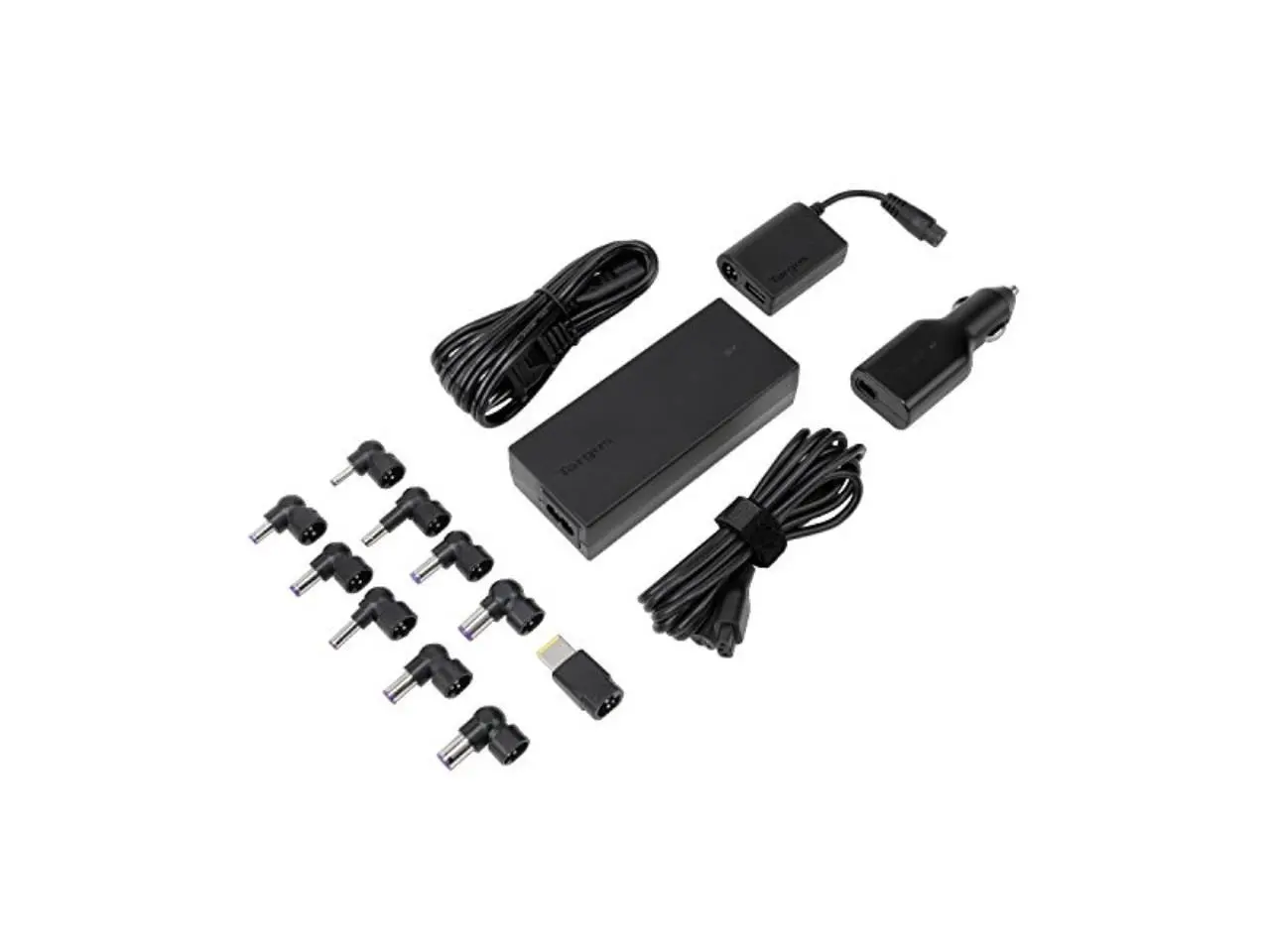 90W AC/DC Universal Laptop Travel Charger with USB Port