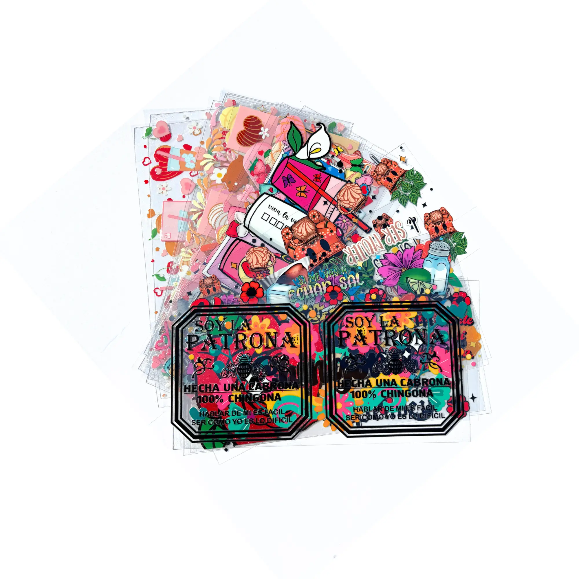 UV Cup Sticker Decal For 16 oz - 20 decals (Designs May Vary)