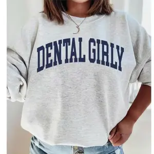 Dental Girly Sweatshirt, Dental Hygienist RDH Gift, Dentist Graduation Shirt, Cute Dental Hygiene Student Sweater, Girly Dental Apparel