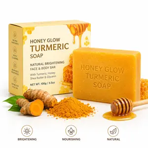 [Copy of] Honey Glow Turmeric Soap Bar, Natural Turmeric & Honey Cleansing Bar for Face and Body, Gentle Daily Soap for Radiant Skin