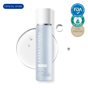 [EXPRESSIONS] 3.72 fl.oz Glass Skin Glow Toner Instant Hydrating & Brightening Essence Water 110mL Bifida Ferment Filtrate Nano-Hyaluronic Acid Alcohol-Free & Preservative-Free Crystal Morning Skincare Micro-ecological Barrier Repair