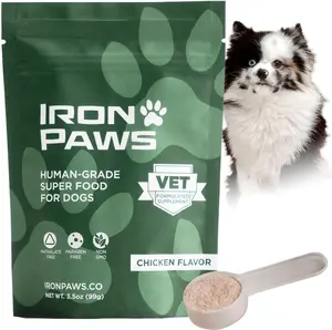 Dog Superfood Greens Powder Supplement with Vitamins Minerals Probiotics for Gut Health Joint Support Dental Care Immune Support Skin Coat Allergy Support Daily Nutrition for Puppies Adult Senior Dogs