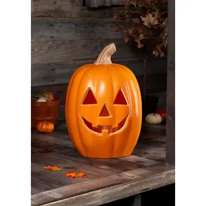 20" Light Up Pumpkin Decoration