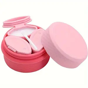 Silicone Beauty Container Subpackaging Box Portable Eye Cream Facial Oil Subpackaging Box Travel Goods Subpackaging Bottle
