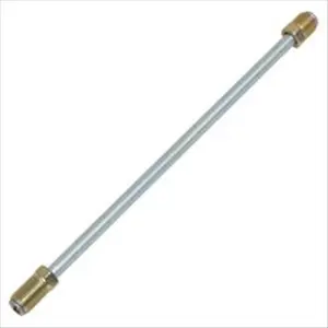 AGS Steel Brake Lines - 0.25 in x 40 in, Featuring Male Threads