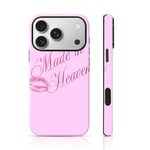 Sweet Edgy Quote Design Cute Phone Case Double-Layer TPU Shockproof for iPhone 17 Pro Max/16 Pro Max /15Pro Max 15/14/13/12 & Samsung S26 /S25Ultra Cute Phone Case