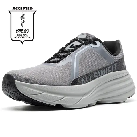 ALLSWIFIT AWUMRS2514 Men's Comfortable Walking Shoes Cushion Lightweight Running Tennis Non-Slip Jogging Workout Gym Athletic Breathable Fashion Sneakers Outdoorfun