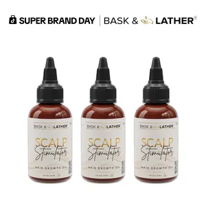 Scalp Stimulator hair growth oil -  3 Month Supply Haircare  Rosemary + Mint growth thin stimulate growth treatment Peppermint Nourishing Hair Oil Set