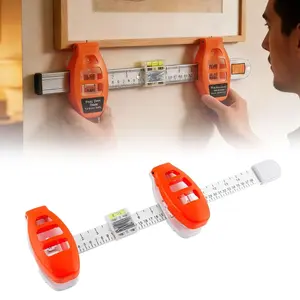 Wall Hanging Tool with Leveler, Precise Wall Mounting Guide, Suitable for Picture Frames and Artworks, Easy Alignment, Home Decor Installation