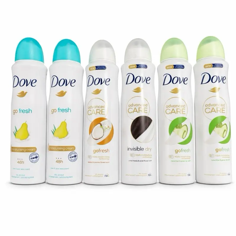 Dove 2pack Advanced Care & Go Fresh Antiperspirant Deodorant Spray – 72H Protection