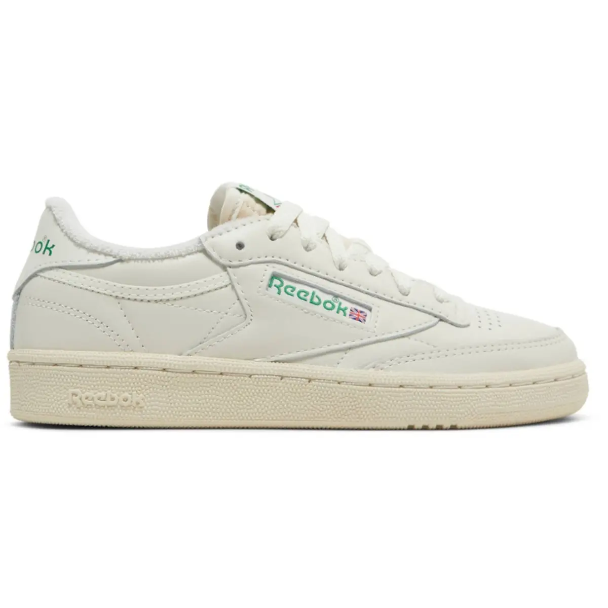 Reebok Club C 85Vintage Chalk Green Women's Fashion Shoes New