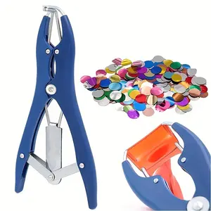 Stainless Steel Balloon Filler Clamp, Manual Multicolor Confetti Filling Tool for Party Decoration, No Power Needed