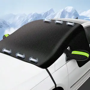 Oxford Cloth Windshield Cover, All-Season Protection, Anti-Wind, Anti-Snow, Sunshade, Outside Sunshade Car Window, Car Window Protector, Durable and Versatile