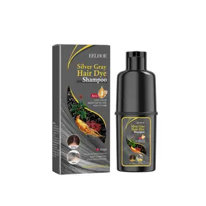 EELHOE Silver-Gray Hair Darkening Dyeing Shampoo for Men, Gentle Non-Irritating Formula, Scalp-Moisturizing, Easy Color Transformation