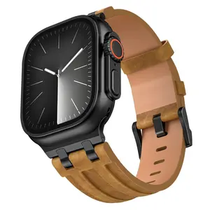 Vintage Pull-up Leather Band for Apple Watch