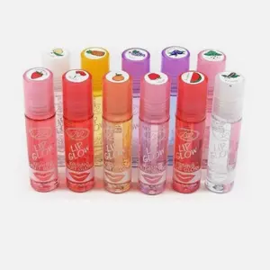Retro Fruit Roll-On Lip Gloss - Assorted Flavors for Hydrated and Shiny Lips