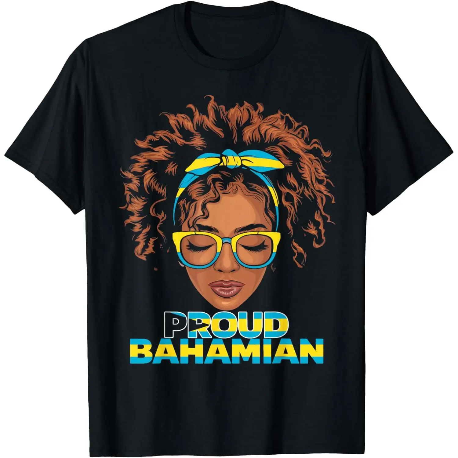 100% Cotton Bahamas Vacation Proud Bahamian Girl Pride Women Bahamas T-Shirt
