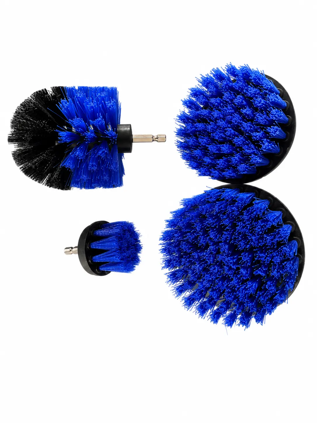 Multi Purpose Drill Brush - High Quality Power Scrubber Kit with Multiple Brush Heads for Car, Bathroom & Kitchen Cleaning