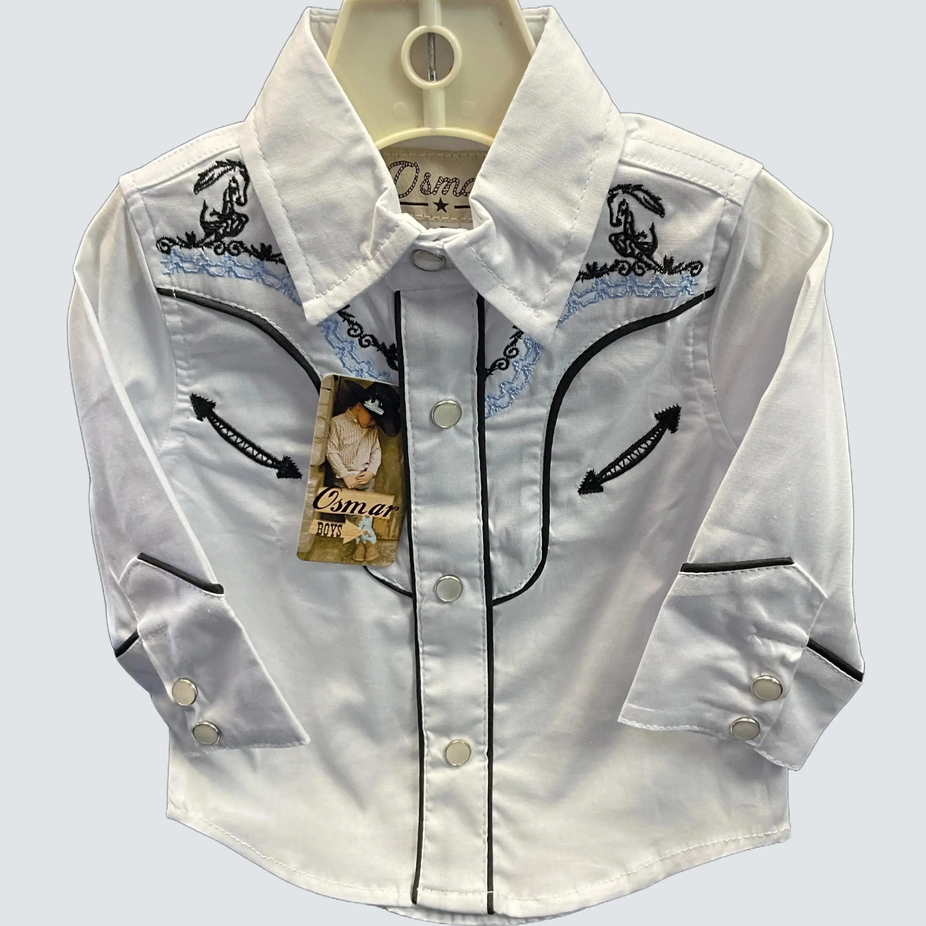 Camisa Vaquera Bordada with Intricate Embroidery for Versatile Style and Comfort