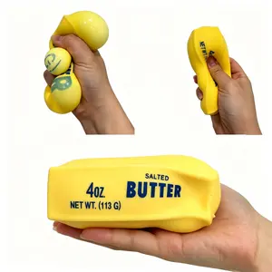 Squish Butter - Scented Flour Filled Fidget Toy for Stress Relief & Sensory Play (10.5cm) - Durable, Non-Toxic, for Adults & Kids 3
