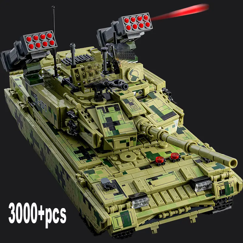 1000pcs Tank Building Blocks Set, Camouflage Vintage Tank Model Pieces, Desktop Decoration, Easter Christmas Birthday Gift, Moc Blocks Set, Building Block Sets